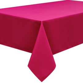 Home Direct Quality Rectangular Fabric Tablecloth 140x180cm 55"x70" Fuchsia Pink