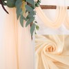 Wedding Arch Draping Fabric Black Backdrop Curtain Drape Easy to