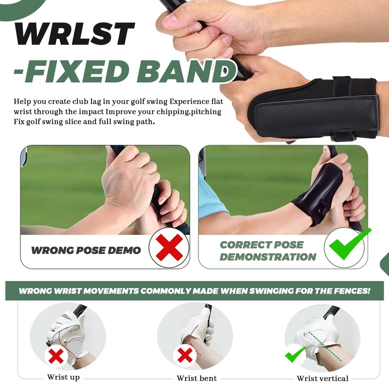 LELE LIFE 2 Pack Golf Wrist Brace, Golf Swing Training
