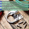 GAITWIN Cross Tie Ring for Horses, Block Tie Hitching Ring