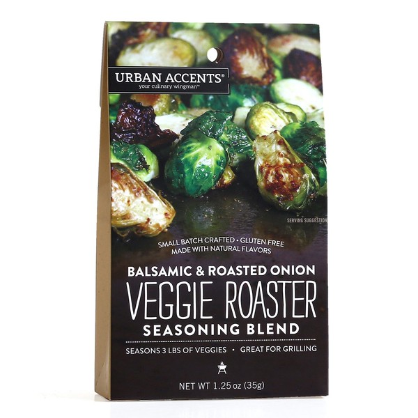 Urban Accents Veggie Roaster, Balsamic and Roasted Onion, 1.25 Ounce