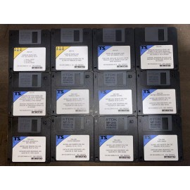 16Samples Ensoniq TS-10 TS-12 Floppy Disks Sound Library - 12 Disk Set - TSD TS10 TS12