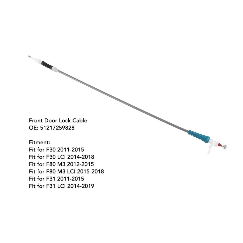 Front Door Lock Cable Long Durability High Strength OEM Standard