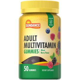 Sundance Multivitamin Gummies for Adults | for Men & Women | Mixed Berry Flavor | Non-GMO and Gluten Free Supplement