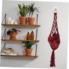SHOWERORO Cotton Rope Basket Hanging Produce Basket Macrame Fruit Vegetable