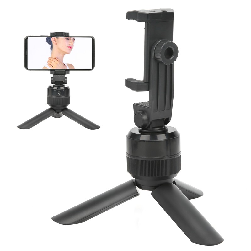 Smart Tripod Head 360° Rotation Automatic Face Recognition for Vlog