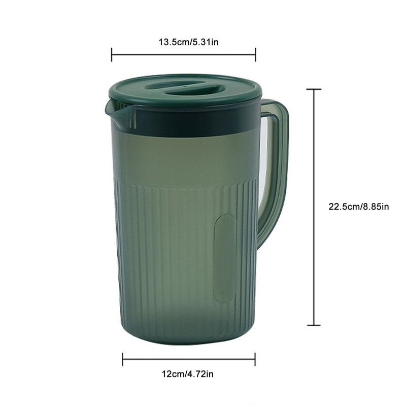 Water Pitcher, Comfortable Handle for High Temperature Resistant Cold Water
