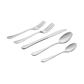 Godinger Flatware Set - Salad Forks, Dinner Forks, Knives, Table Spoons, and Teaspoons 20-Piece Stainless Steel