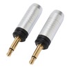 3.5mm Repair Plug Solder Type Gold Plated Replacement Mono Male