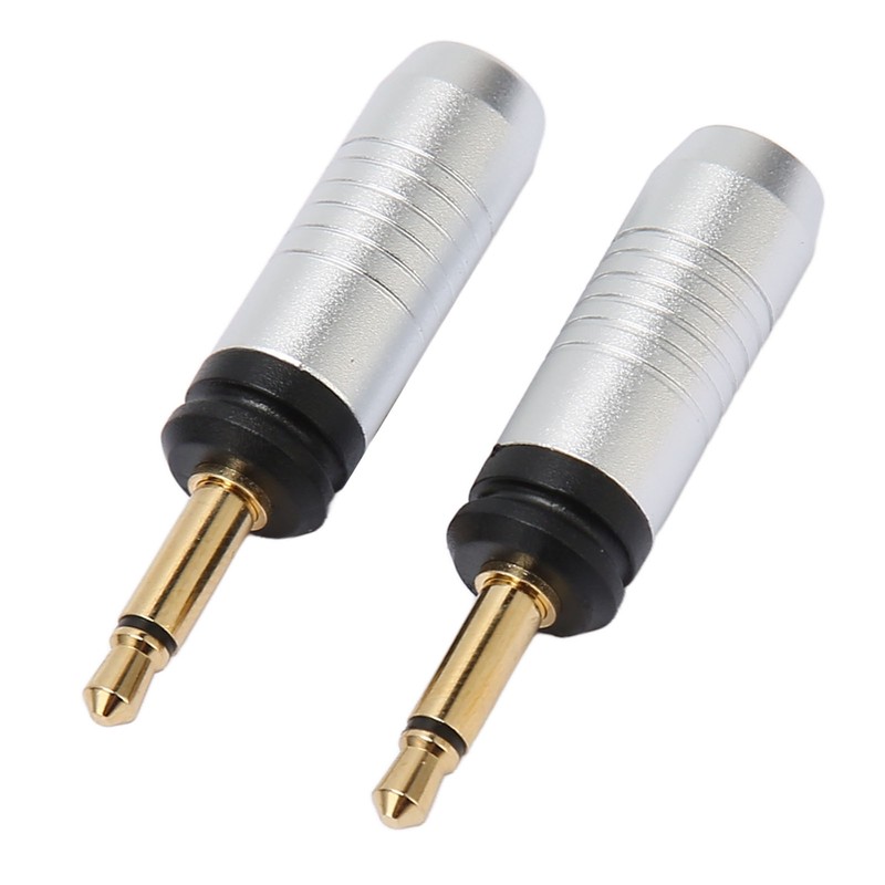 3.5mm Repair Plug Solder Type Gold Plated Replacement Mono Male