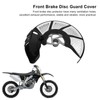 White Front Brake Disc Guard Cover Protector Motorcycle Accessories Replacement