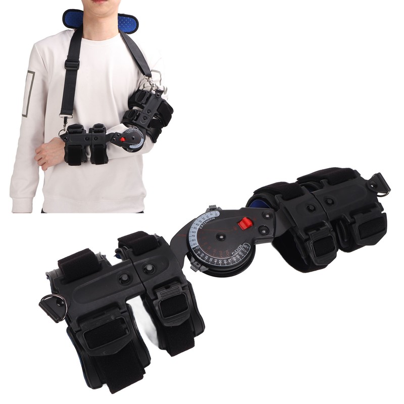 Hinged Elbow Brace with Sling Adjustable Stabilizer Splint Arm Injury
