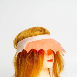 Adjustable Eye and Ear Protection, 1 Piece, Orange Pink, Soft Shampoo Protection for Toddlers and Adults, Shower Cap Kids, Baby Shampoo Cap, Hair Washing Aid for Hair Washing Without Tears