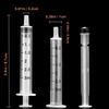 50 Pack 3ml Plastic Syringes with Caps for Science Labs,