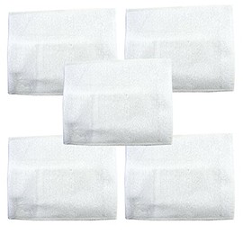 Hand® White Korean Bamboo Fiber Kitchen and Household Cleaning Cloth Double Fold Thickness - 23 x 17 cm - Pack of 5