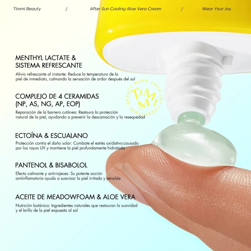 Timmi Beauty After Sun Gel Aloe Vera Calmante Hidratante 50g