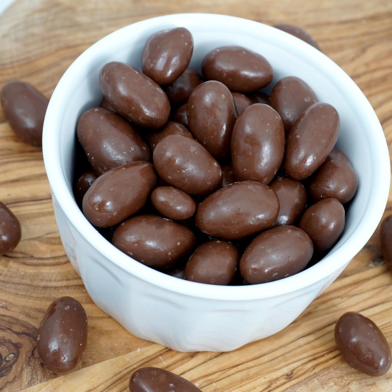 Milk Chocolate Covered Almonds, 1 Pound Bulk Bag, Chocolate Covered