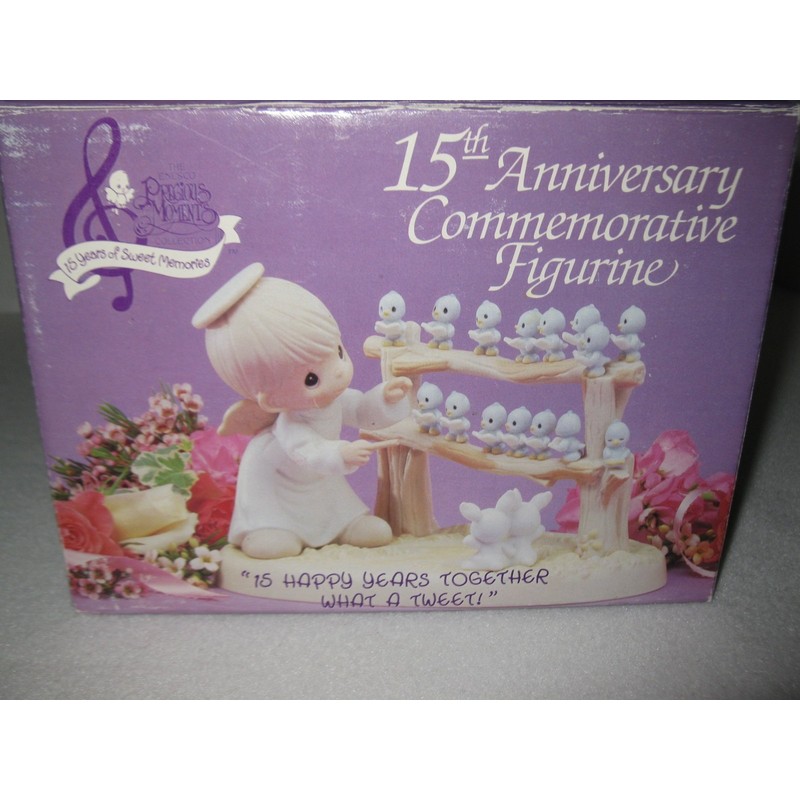 Precious Moments Figurine ~ 15 Happy Years Together What a