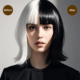 SROLM All-in-1 Hair Dye Shampoo for Women & Men - Natural Black Hair Color to Cover Gray Hair, Herbal Formula with Ginseng & He Shou Wu, Gentle Gray Coverage (Chestnut Brown)