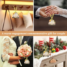 Sereney Engagement Gifts for Couples Engagement Ornament 2025, engagement Gifts for Women Best Gift for Newly Engaged Couple Bride to Be Bridal Shower Gift, Fiance, Friend, Daughter Christmas Ornamnet