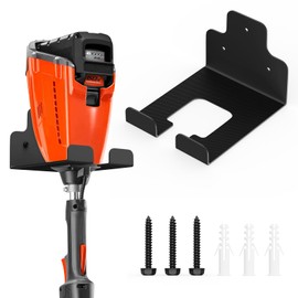 Feeloco 1 Pack Garage Organizer Trimmer Rack,Weed Wackers Holder Wall Mount,Heavy Duty Garden Power Tool Hanger for Grass Trimmer,Hedge Trimmer, Garage Trimmer,Weed Trimmer,Garden Tools