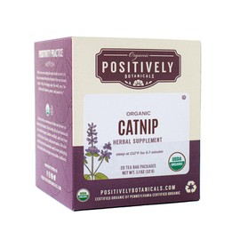 Organic Positively Botanicals Company, Catnip Tea Bags, 20 Count