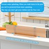 DOERDO Sink Water Splash Guard with 6Pcs Attached Sucker, Sink
