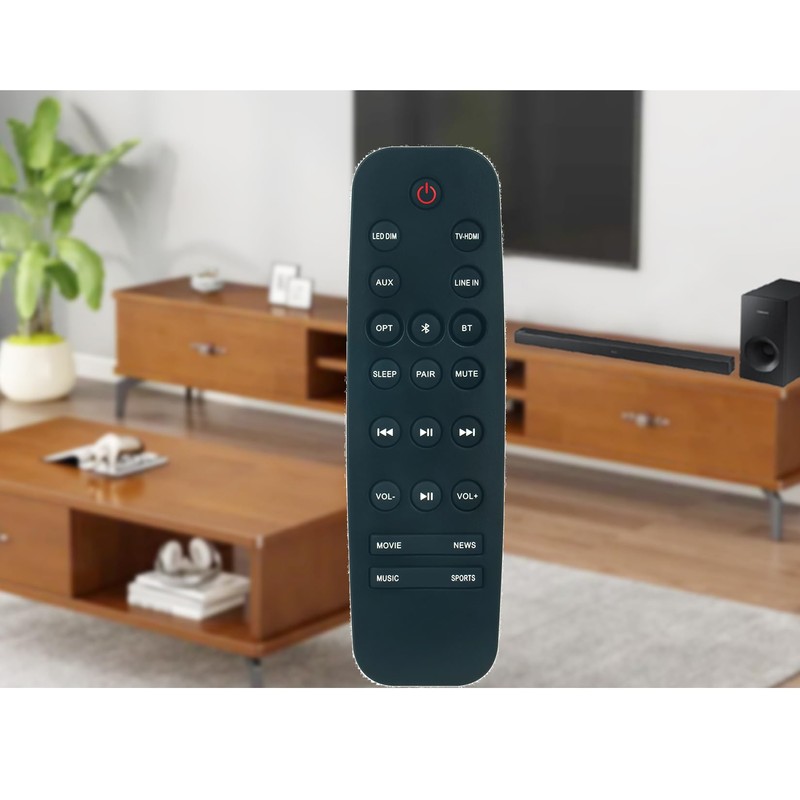 Replacement Remote Control Applicable for Nakamichi Surround Sound Soundbar Speaker