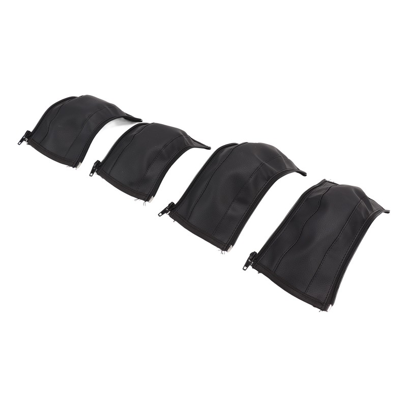 4pcs Stroller Handlebar Cover Waterproof Sweat Absorbing Strong Grip PU