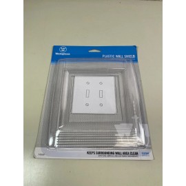 Westinghouse Plastic Wall Shield for 2 Gang Wall Protector Plate 74999