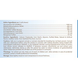 Healthy Breeds Z-Flex Max Hip & Joint Support Soft Chews - Over 100 Breeds - Medium & Large Breed Formula - 50 or 180 Count