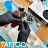 ASAP Black Nitrile Powder Free Examination Gloves, Disposable, 4 mil,