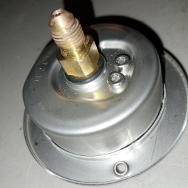 stauff 2.5" 63mm Liquid Filled Pressure Gauge 0-5000 PSI 4an 1/4 JIC Panel Flush Mount