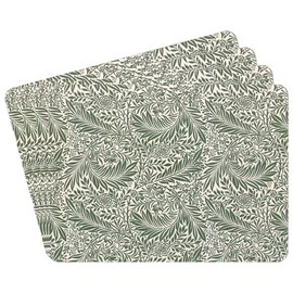 Set of 4 Place Mats - William Morris' Larkspur Design