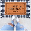 The Simply Rustic Barn We Are Covered Psalm 91 Doormat
