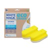 White Magic Shower Eraser Sponge Refill, Yellow, 15 x 8