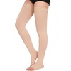 Thigh High 15-20 mmHg Compression Stocking, Open Toe Compression Socks