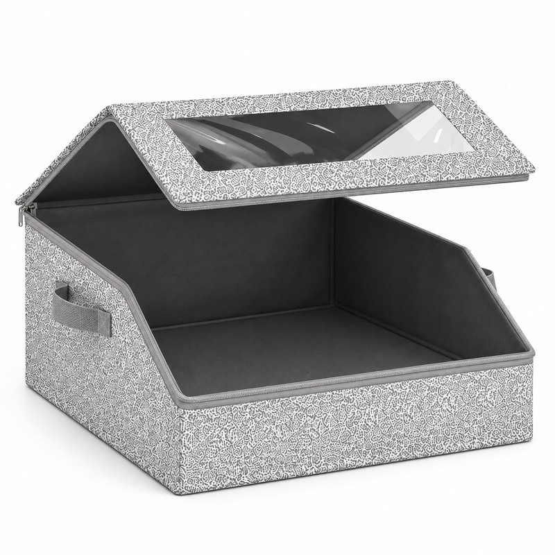 Hat Storage Box for Baseball Cap Organization – Clear Viewing
