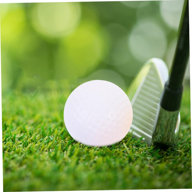 Totority 16pcs Hollow Golf Balls Practice Training Golf Balls for