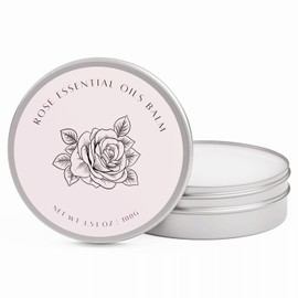 Bálsamo de masaje con aceite de rosa para el cuidado de la piel seca, manteca corporal perfumada con vitamina E para mujeres y hombres, aceite corporal humectante y reafirmante, mezclas con cedro,