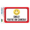 Smile You're On Camera MAG-NEATO'S(TM) Vinyl Magnet Sign