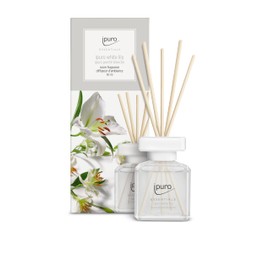 korative ipuro White Lily Duftkerze - minimalistische & Puri
