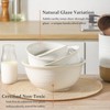 Hasense Mixing Bowls, Ceramic Serving Dishes for Cooking, Baking, Prepping,