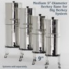 Medium Berkey Base Stainless Steel Stand Raises Your Big Berkey