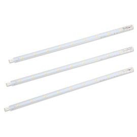 LED Under-Unit Light with Switch 8.5 W 760 lm 4000 K Neutral White Light Strip Kitchen Lamp Display Cabinet Lighting Cabinet Lighting with 6 x 26 cm Stripes for Kitchen Cabinet Expandable by Plug-In
