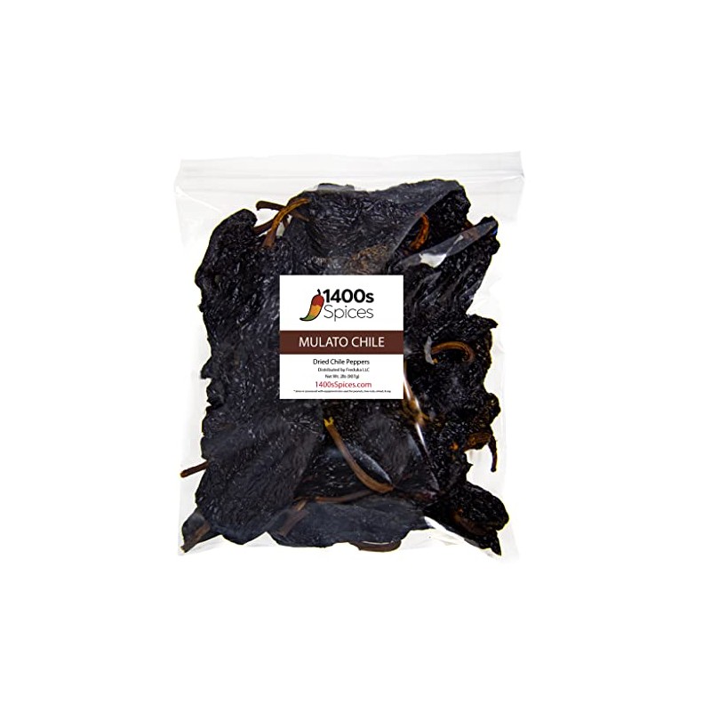 2lb Mulato Chile Bulk, Fully Mature Poblanos, Food Service by