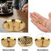 Brass Smoker Stick Holder, 2 Pieces Incense Sticks, 4-in-1 Incense