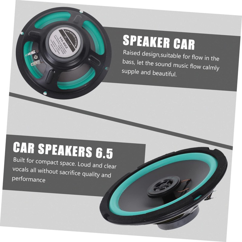 ULTECHNOVO 6.5 Inch Car Door Speakers 4 Ohm High Performance