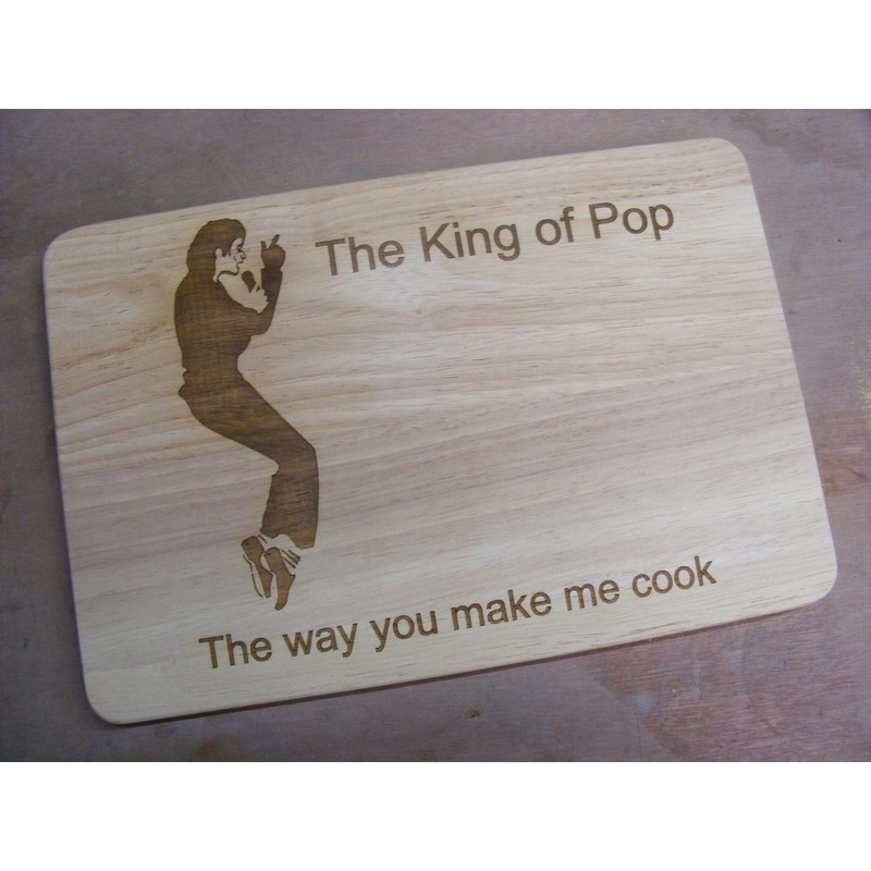 Jacko Michael Jackson Gift Chopping Cutting Cheese Board Present