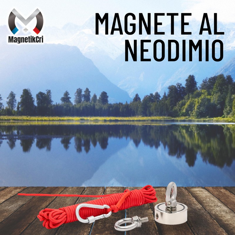 MagnetikCri - Magneti Neodimio, Con Protezione in Acciaio, Calamite Potenti